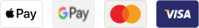 Visa, MasterCard, Apple Pay, Google Pay
